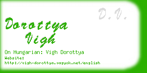 dorottya vigh business card
